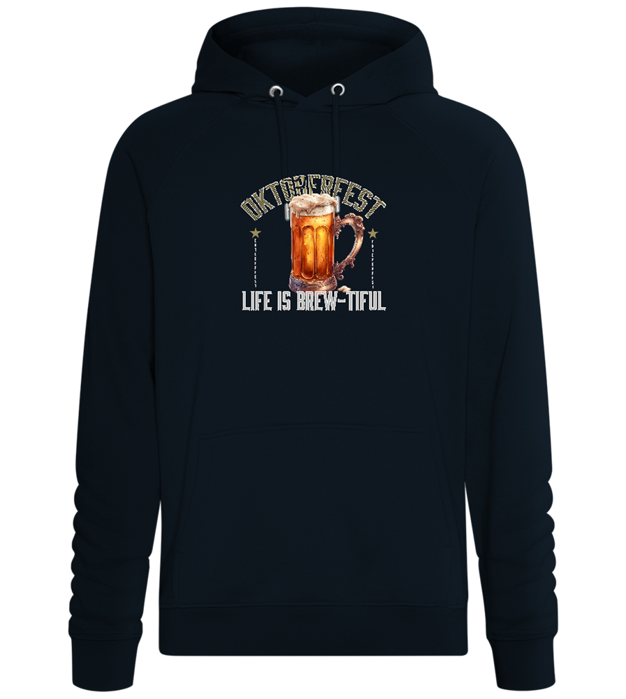 Life is Brew-tiful Design - Comfort unisex hoodie_BLACK_front