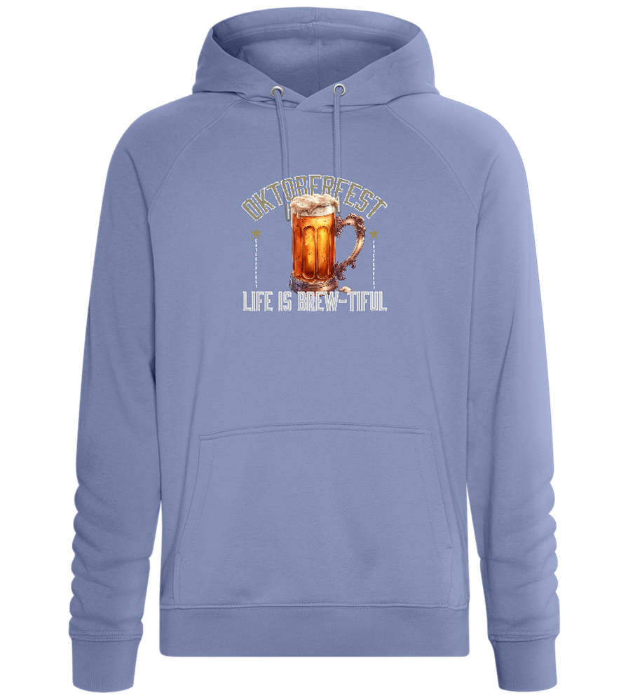 Life is Brew-tiful Design - Comfort unisex hoodie_BLUE_front