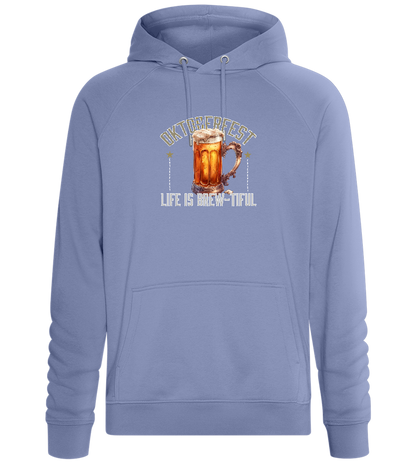 Life is Brew-tiful Design - Comfort unisex hoodie_BLUE_front