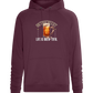 Life is Brew-tiful Design - Comfort unisex hoodie_BORDEAUX_front