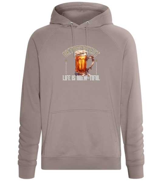 Life is Brew-tiful Design - Comfort unisex hoodie_CHARCOAL CHIN_front