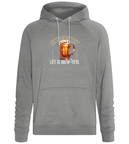 Life is Brew-tiful Design - Comfort unisex hoodie_ORION GREY II_front