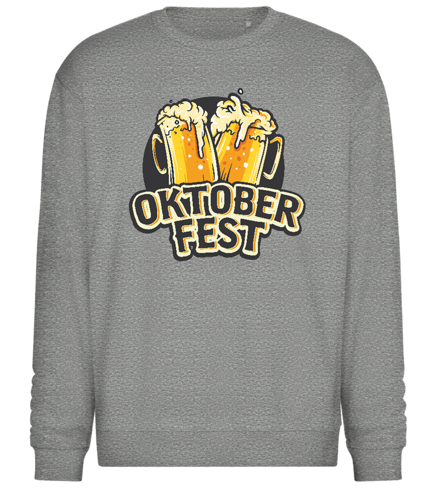 Oktoberfest Beers Prost Design - Comfort Essential Unisex Sweater_ORION GREY II_front