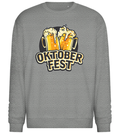 Oktoberfest Beers Prost Design - Comfort Essential Unisex Sweater_ORION GREY II_front