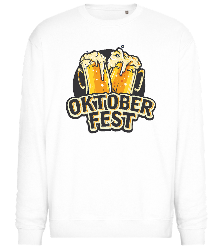 Oktoberfest Beers Prost Design - Comfort Essential Unisex Sweater_WHITE_front