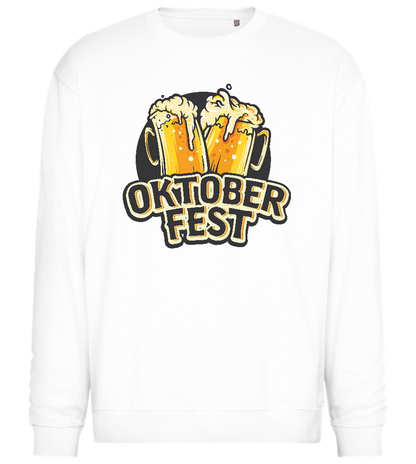 Oktoberfest Beers Prost Design - Comfort Essential Unisex Sweater_WHITE_front