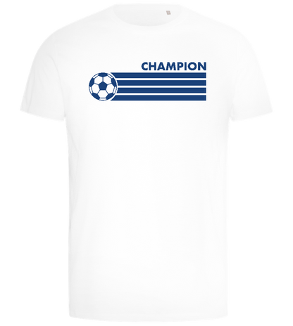 Soccer Champion Design - Comfort men's t-shirt_WHITE_front