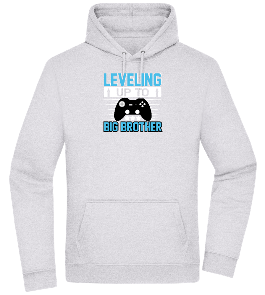 Leveling Up To Big Brother Design - Premium Essential Unisex Hoodie_ORION GREY II_front