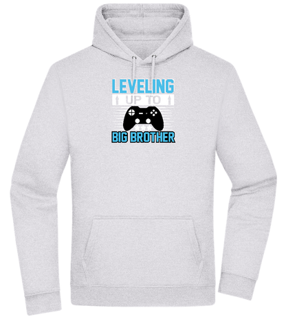 Leveling Up To Big Brother Design - Premium Essential Unisex Hoodie_ORION GREY II_front