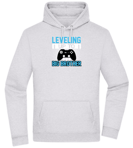 Leveling Up To Big Brother Design - Premium Essential Unisex Hoodie