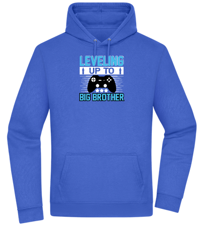 Leveling Up To Big Brother Design - Premium Essential Unisex Hoodie_ROYAL_front