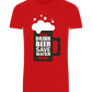 Drink Beer Save Water Beer Mug Design - Basic Unisex T-Shirt_RED_front