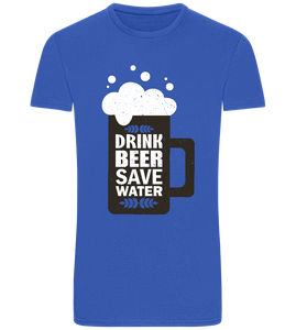 Drink Beer Save Water Beer Mug Design - Basic Unisex T-Shirt