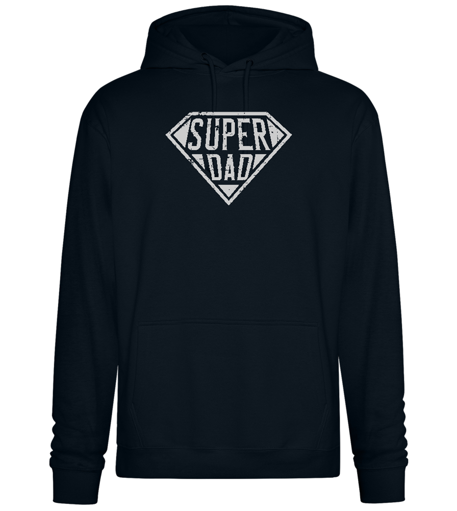 Super Dad 2 Design - Premium Essential Unisex Hoodie_BLACK_front