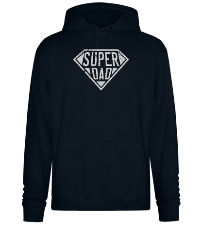 Super Dad 2 Design - Premium Essential Unisex Hoodie_BLACK_front