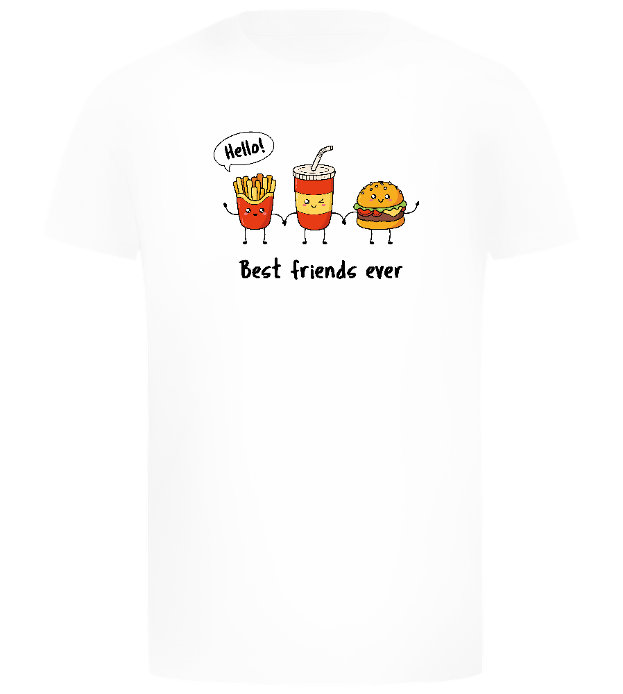 The Best Friends Ever Design - Comfort boys fitted t-shirt_WHITE_front