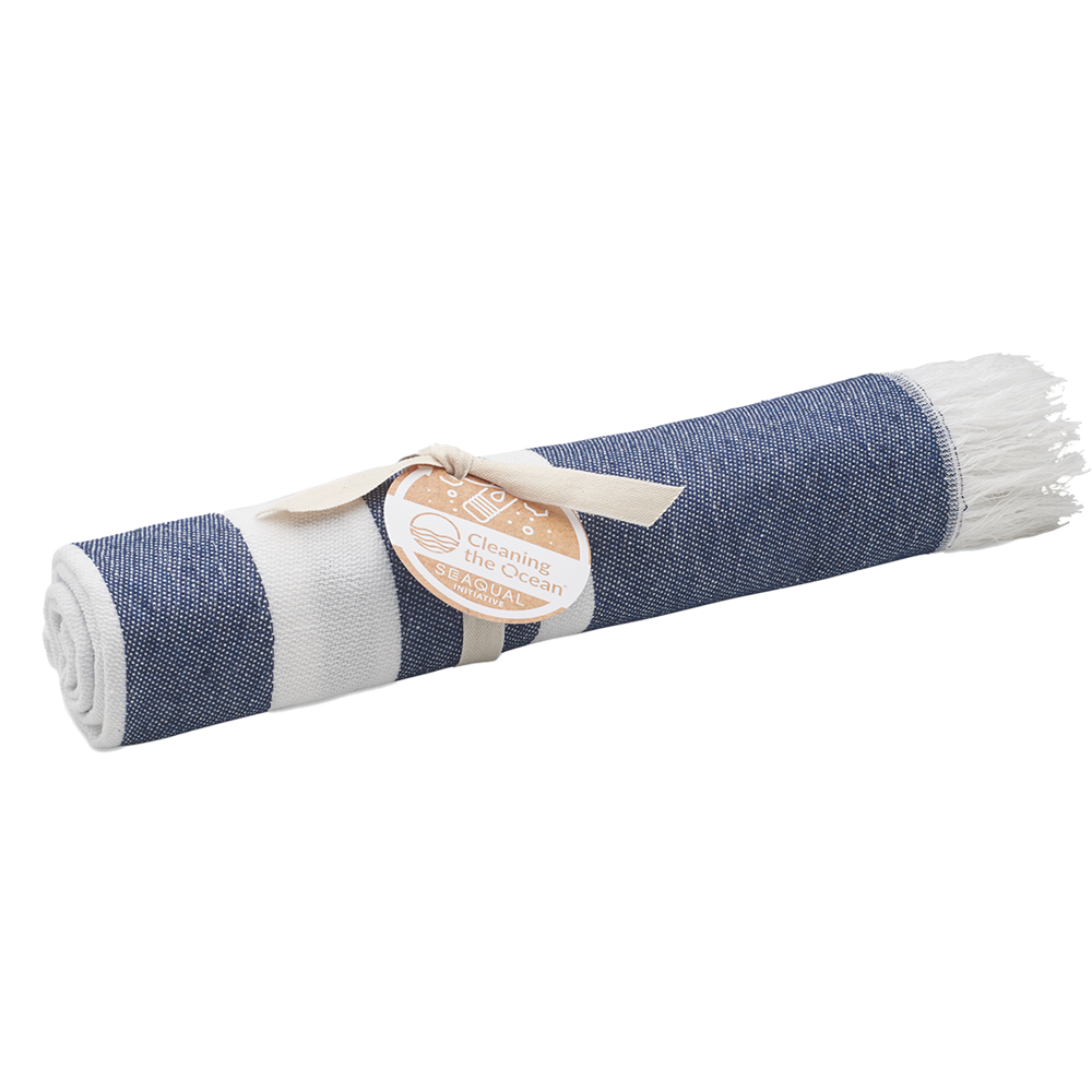 SEAQUAL® Hammam Towel 100x170cm_BLUE_DETAILEDIMAGE_front_1