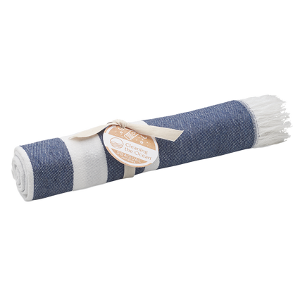 SEAQUAL® Hammam Towel 100x170cm_BLUE_DETAILEDIMAGE_front_1