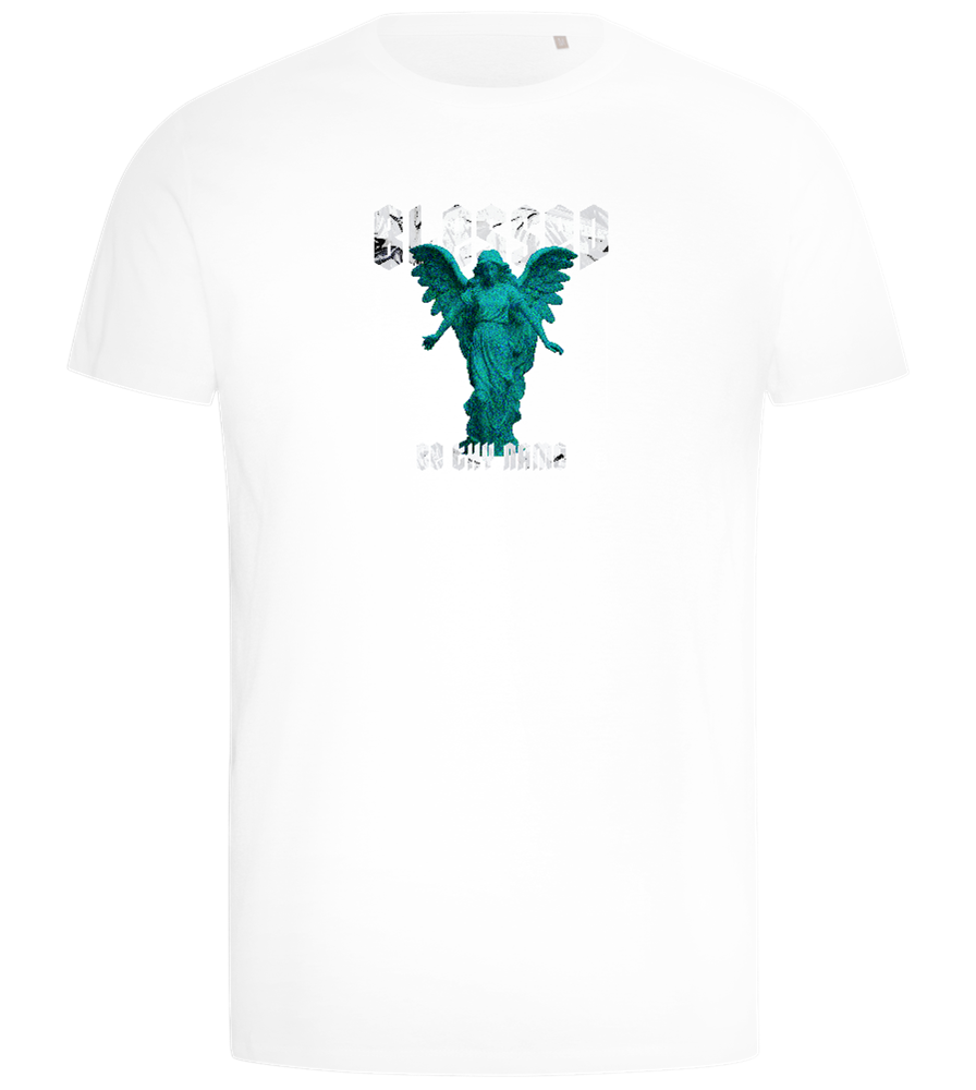 Blessed Angel Design - Comfort men's t-shirt_WHITE_front