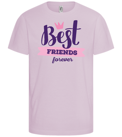 Best Friends Forever 1 Design - Comfort girls' t-shirt_MEDIUM PINK_front