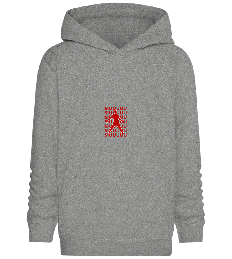 Soccer Celebration Design - Comfort Kids Hoodie_ORION GREY II_front