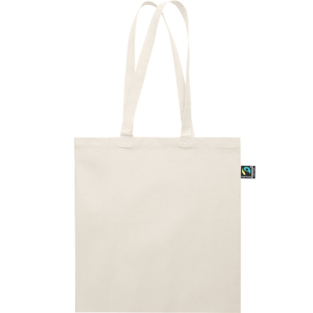 Fairtrade Shopping Bag with Gusset (180gr/m²)_BEIGE_front