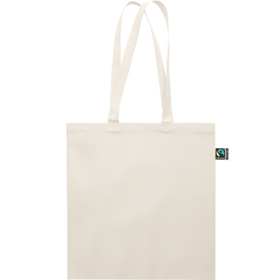 Fairtrade Shopping Bag with Gusset (180gr/m²)_BEIGE_front