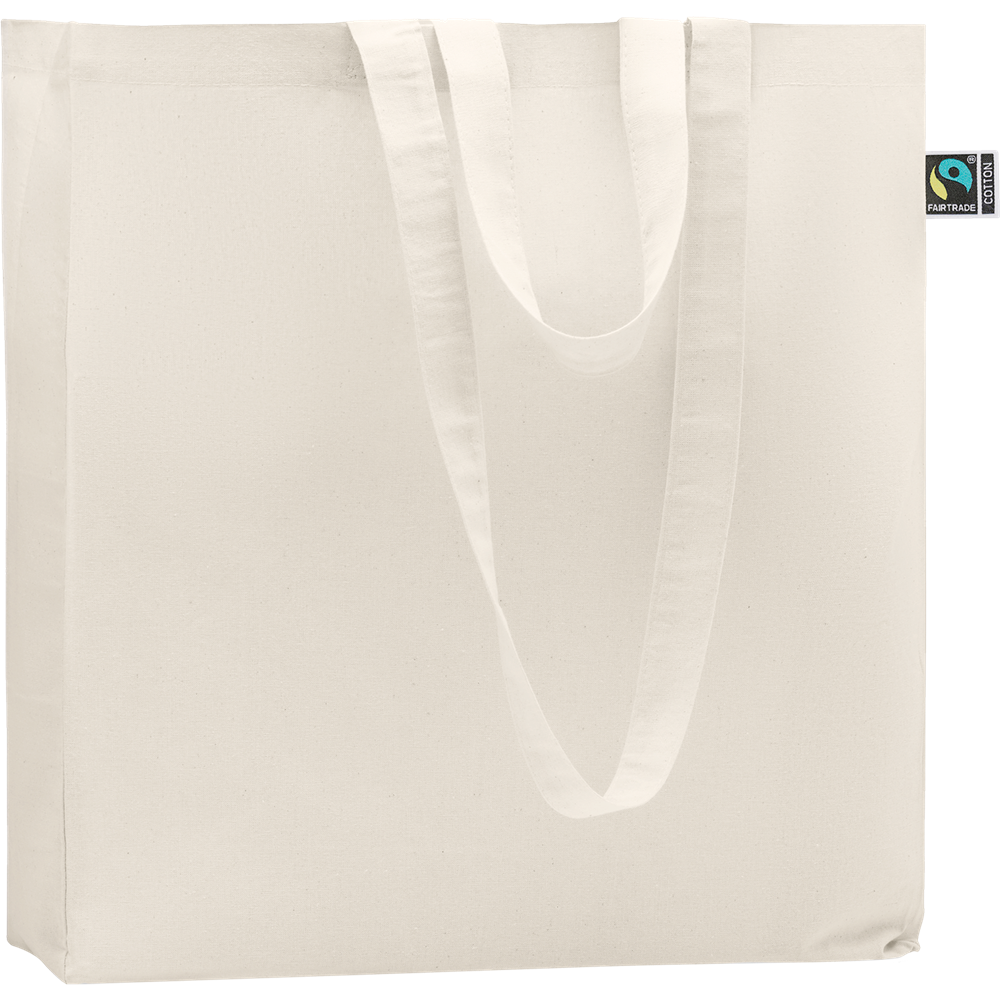 Fairtrade Shopping Bag with Gusset (180gr/m²)_BEIGE_DETAILEDIMAGE_front_1