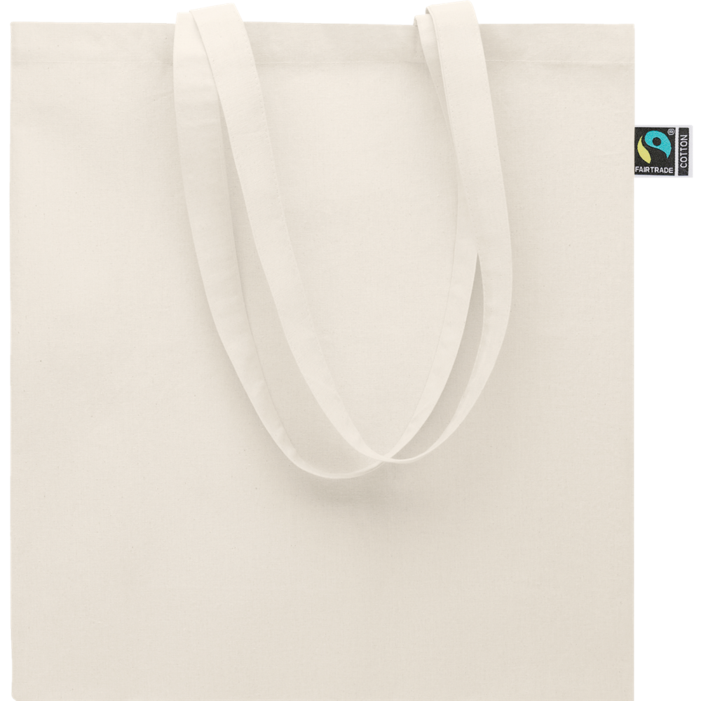 Fairtrade Shopping Bag with Gusset (180gr/m²)_BEIGE_DETAILEDIMAGE_front_2