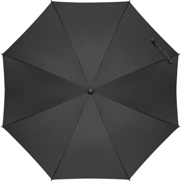 Chequered Inside Pattern Umbrella_BLACK_front
