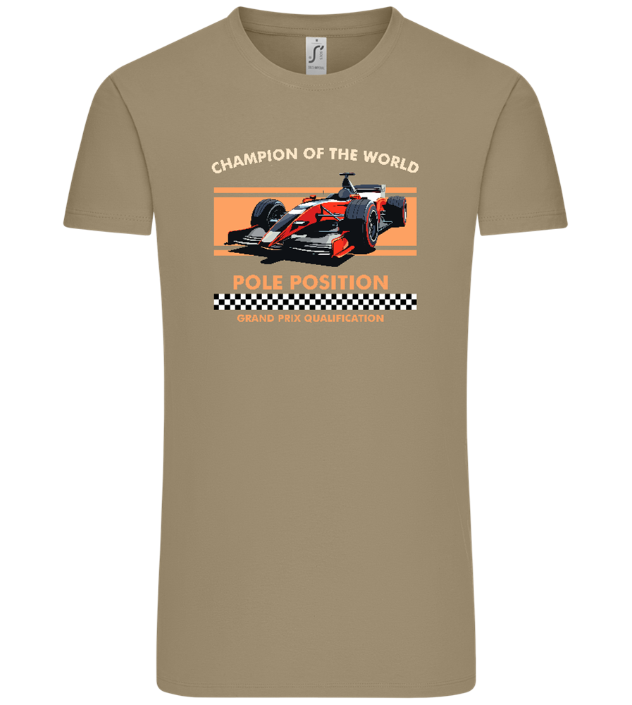 Champion of the World Design - Comfort Unisex T-Shirt_KHAKI_front