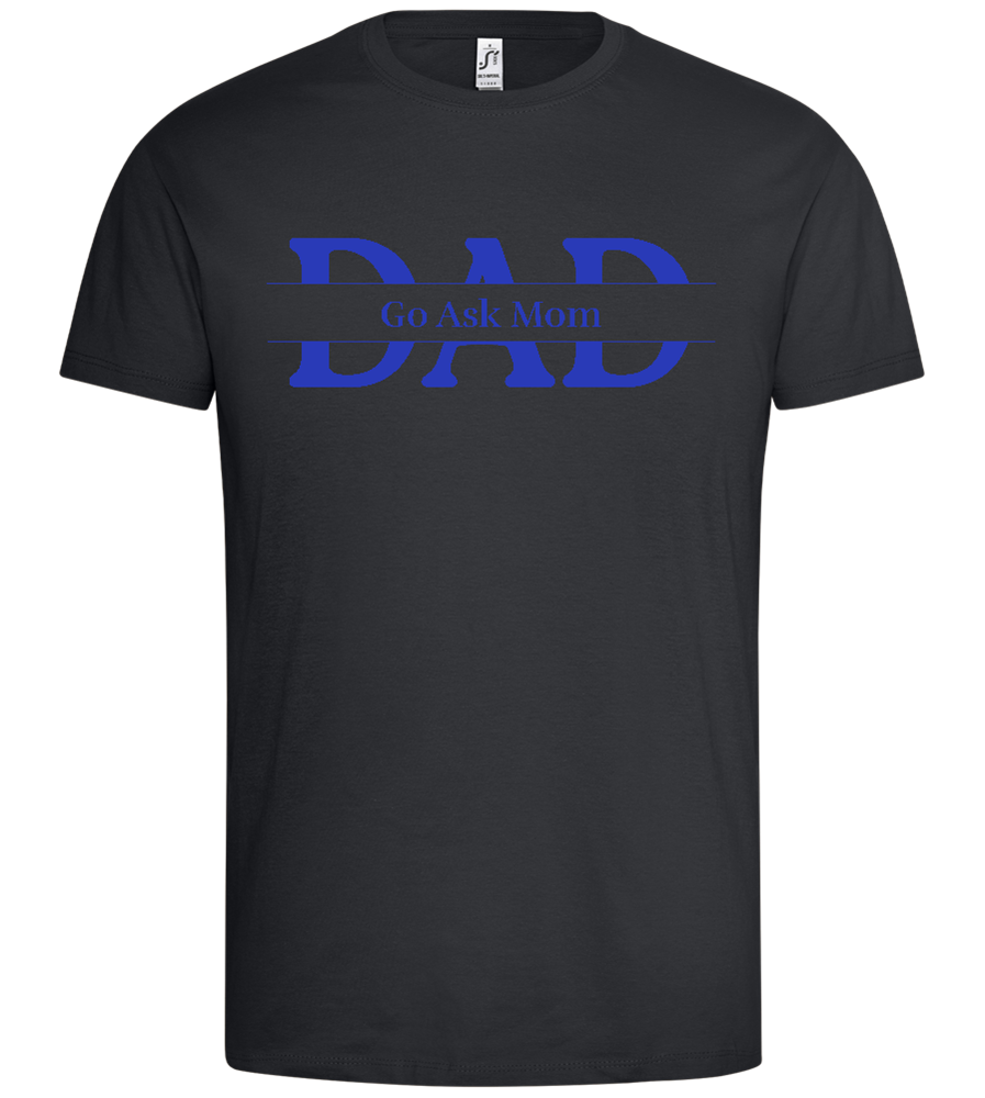 Classic Dad Response Design - Premium men's t-shirt_DARK GRAY_front