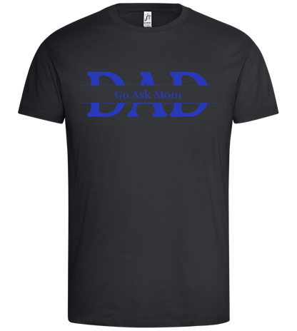 Classic Dad Response Design - Premium men's t-shirt_DARK GRAY_front