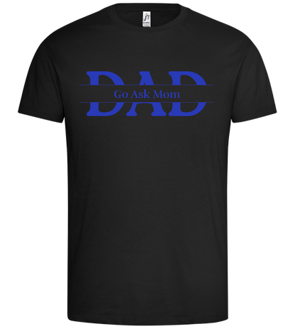 Classic Dad Response Design - Premium men's t-shirt_DEEP BLACK_front