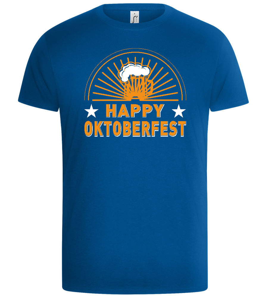 Happy Oktoberfest Beer Design - Basic Unisex T-Shirt_ROYAL_front