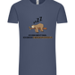 Energy Saving Mode Design - Premium men's t-shirt_DENIM_front