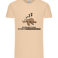 Energy Saving Mode Design - Premium men's t-shirt_SAND_front