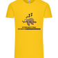 Energy Saving Mode Design - Premium men's t-shirt_YELLOW_front