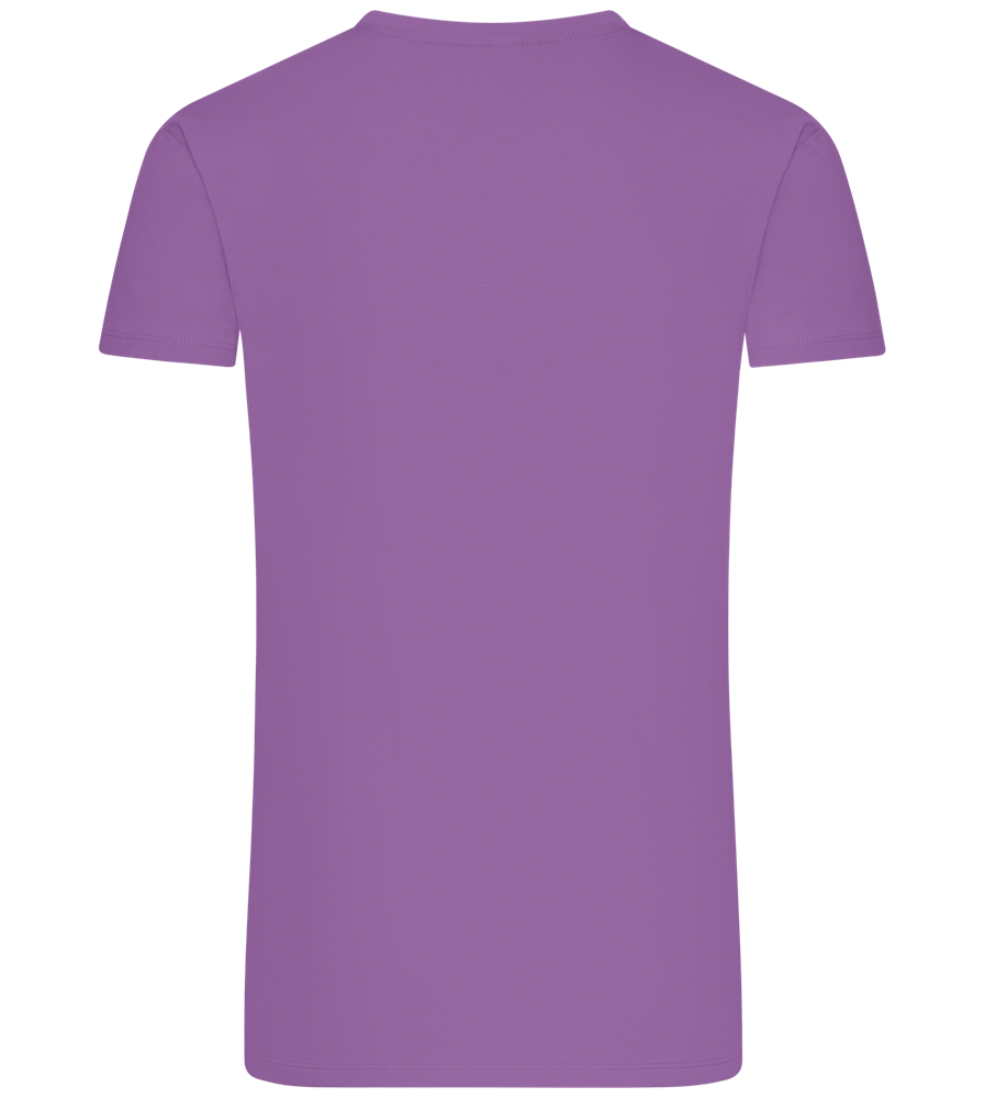 Energy Saving Mode Design - Premium men's t-shirt_LIGHT PURPLE_back