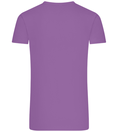 Energy Saving Mode Design - Premium men's t-shirt_LIGHT PURPLE_back