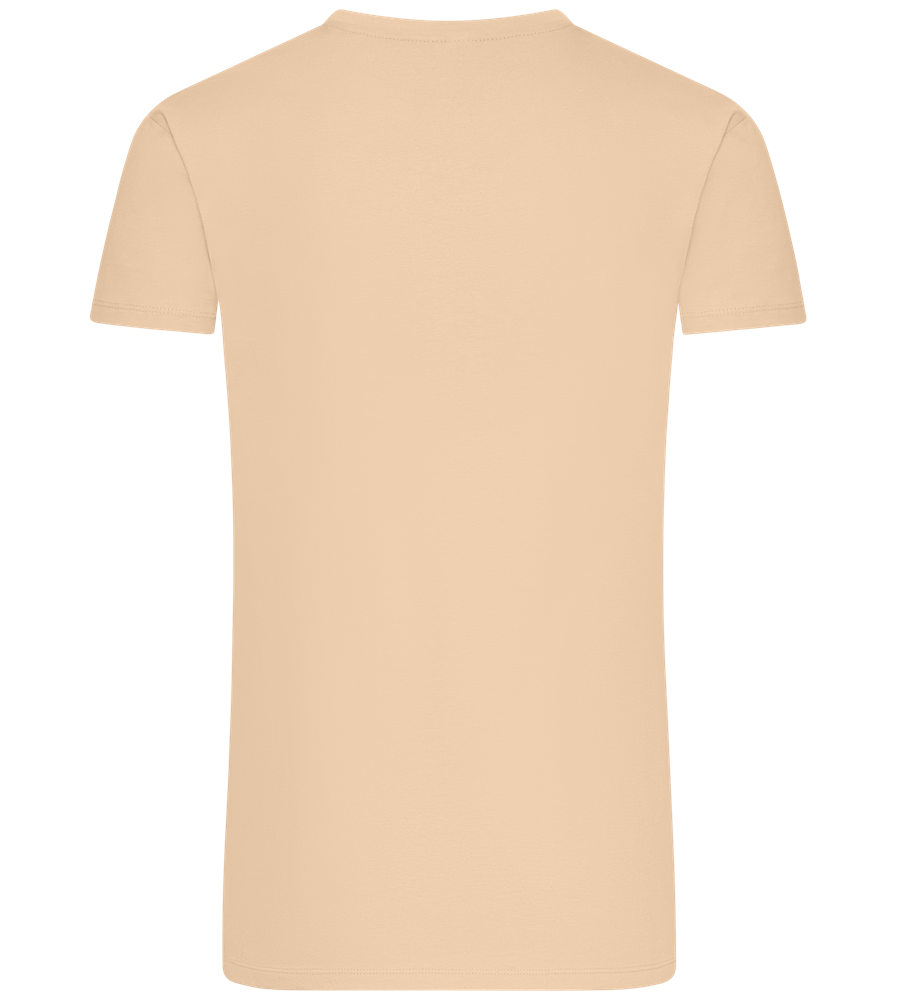 Energy Saving Mode Design - Premium men's t-shirt_SAND_back