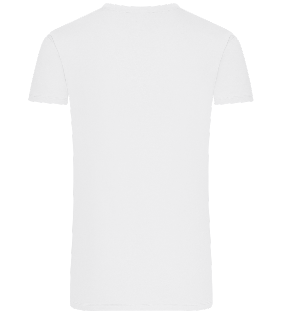 Energy Saving Mode Design - Premium men's t-shirt_WHITE_back