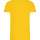 Energy Saving Mode Design - Premium men's t-shirt_YELLOW_back