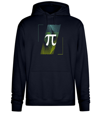 Pi Sign Design - Premium Essential Unisex Hoodie_FRENCH NAVY_front