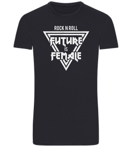 Rock N Roll Future Is Female Design - Basic Unisex T-Shirt