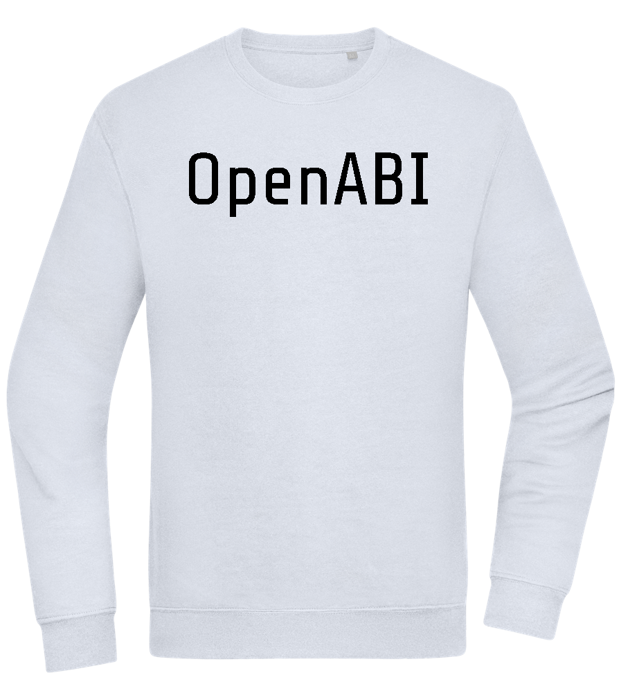 OpenABI Design - Comfort Essential Unisex Sweater_CREAMY BLUE_front