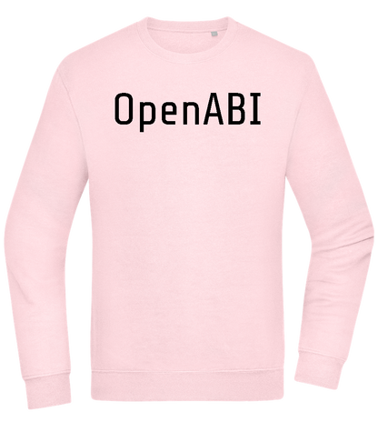 OpenABI Design - Comfort Essential Unisex Sweater_LIGHT PEACH ROSE_front