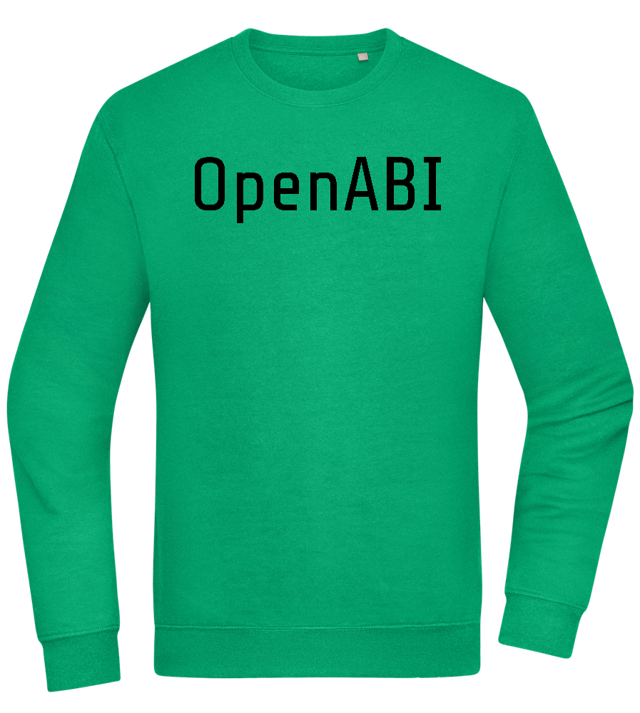 OpenABI Design - Comfort Essential Unisex Sweater_MEADOW GREEN_front