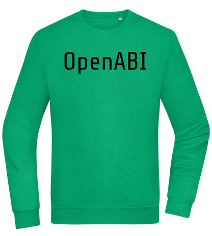 OpenABI Design - Comfort Essential Unisex Sweater_MEADOW GREEN_front