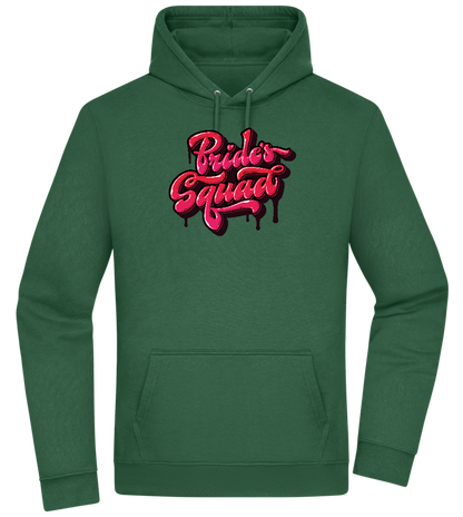 The Bride's Squad Design - Premium Essential Unisex Hoodie_GREEN BOTTLE_front